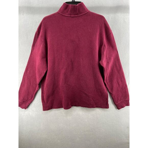 Polo Ralph‎ Lauren Sweater Mens X-Large Red 1/4 Zip Pullover Pony Logo Comfort - Picture 10 of 12